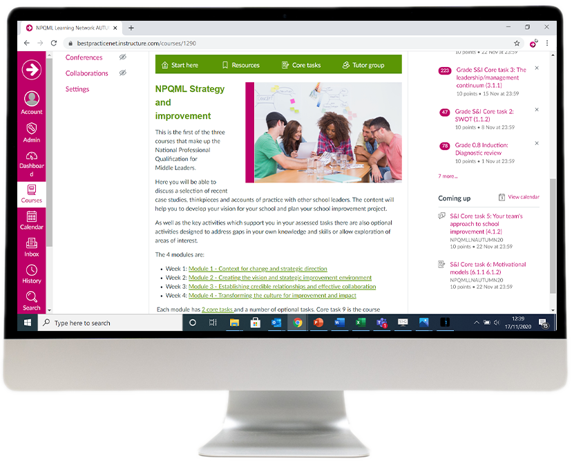 Online NPQ Delivery Best Practice Network